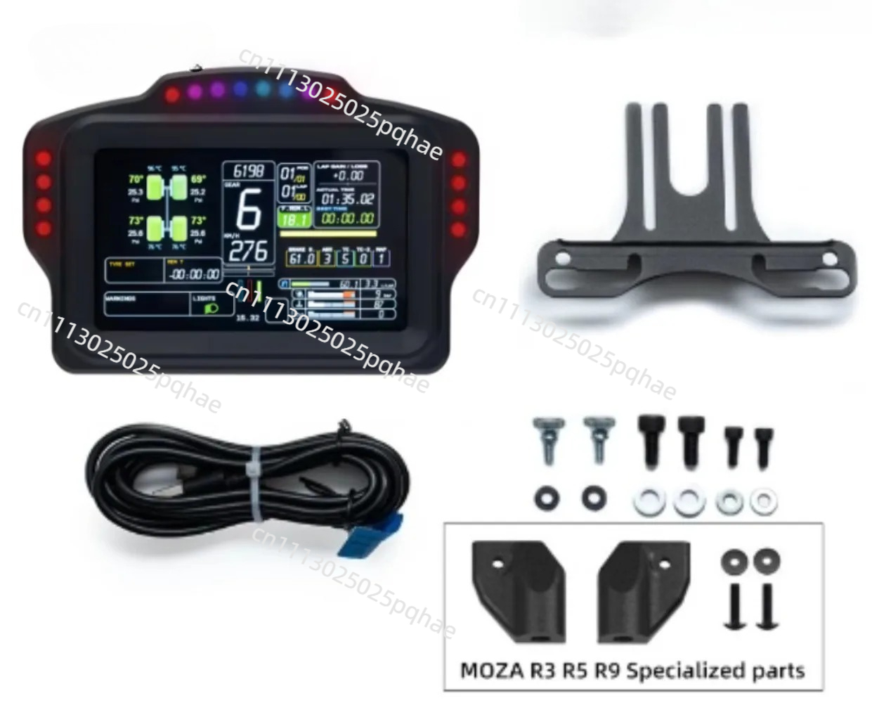 Sim Racing Dashboard Screen Display - Racing Dashboard DV480/DH480 PRO Sim-Racing-Anzeige mit