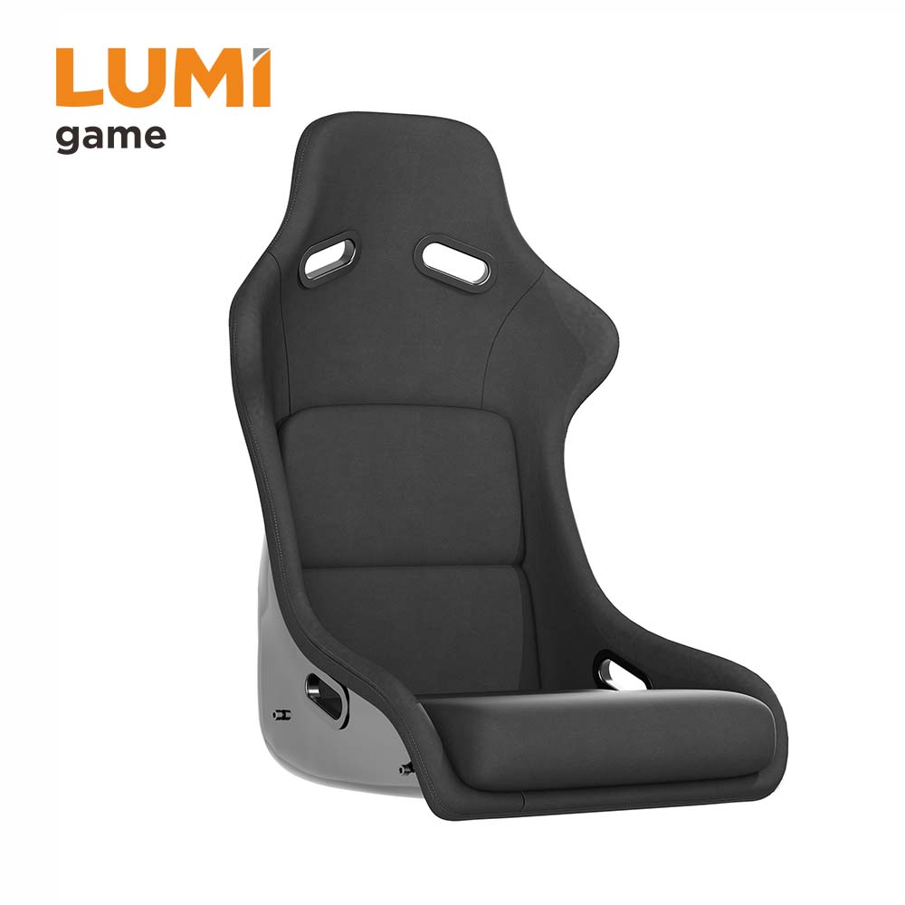 Sim Racing Seat Bucket Cockpit - LRA01-BS03 Rennsimulator-Gaming-Stuhl, kompakter Baumwollstoff-Sim-Racing-Cockpit-Schalensitz für Simulator-Basen