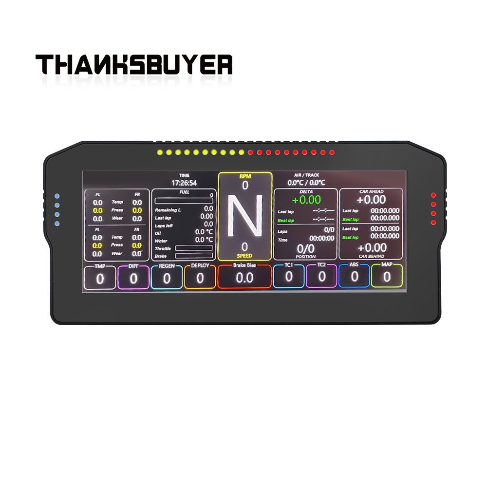 Sim Racing Dashboard Screen Display - Simplayer 10,3