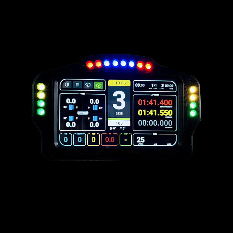 Sim Racing Dashboard Screen Display - DT5 Simracing Dashboard-Display 5 Zoll Touchscreen