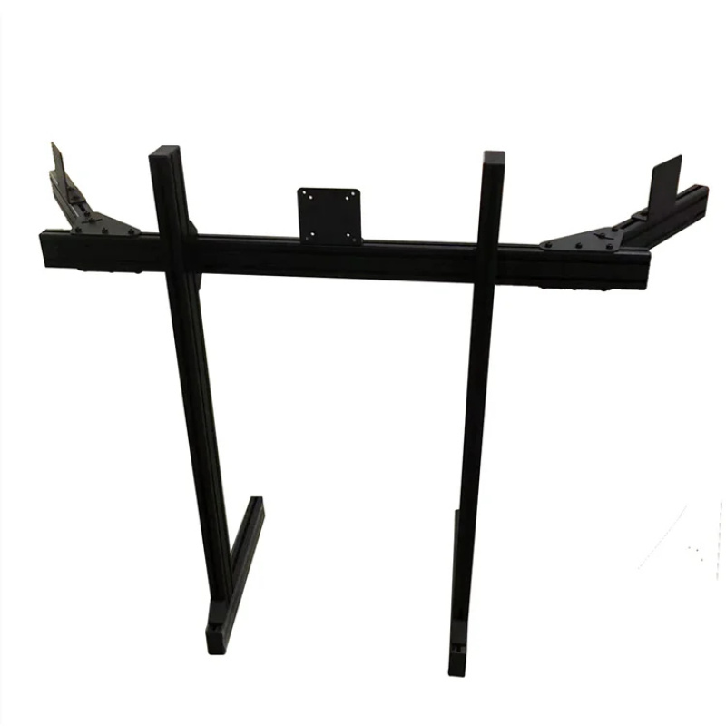 Triple Monitor Stand Sim Racing - Aluminiumprofil 4080 Mehrfachhalterung Dreifach-Bildschirmarm Bodenständer für