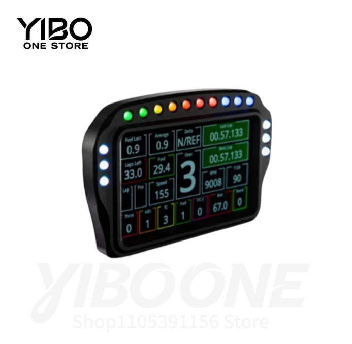 Sim Racing Dashboard Screen Display - Sim-Racing-Spiel Armaturenbrett-Display 5 Zoll LCD-Anzeige Geschwindigkeitsmesser-Modul