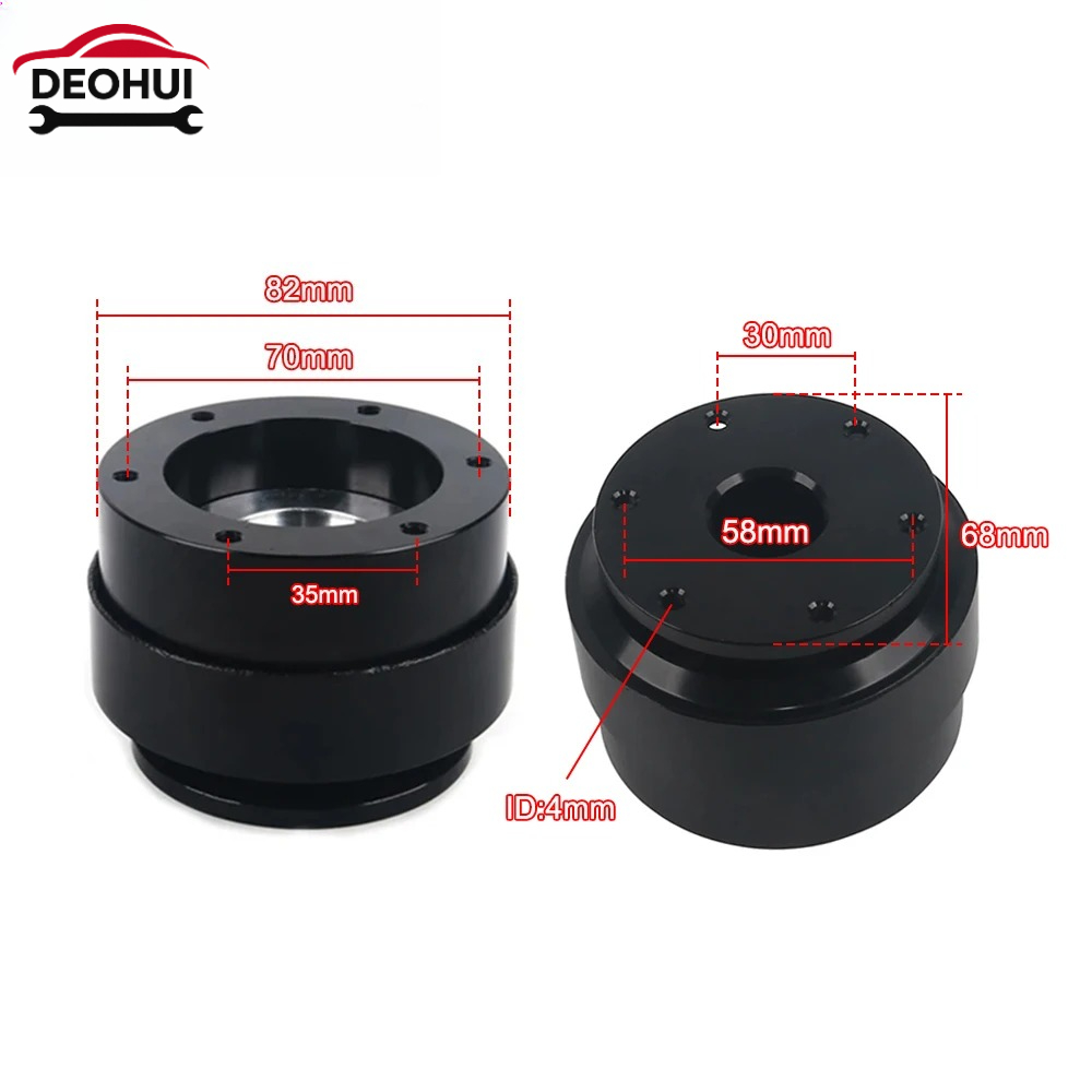 CSDOH 70 mm 6-Loch-Racing-Simu – Racing Wheel Quick Release Hub 70Mm Bewertung und Preis