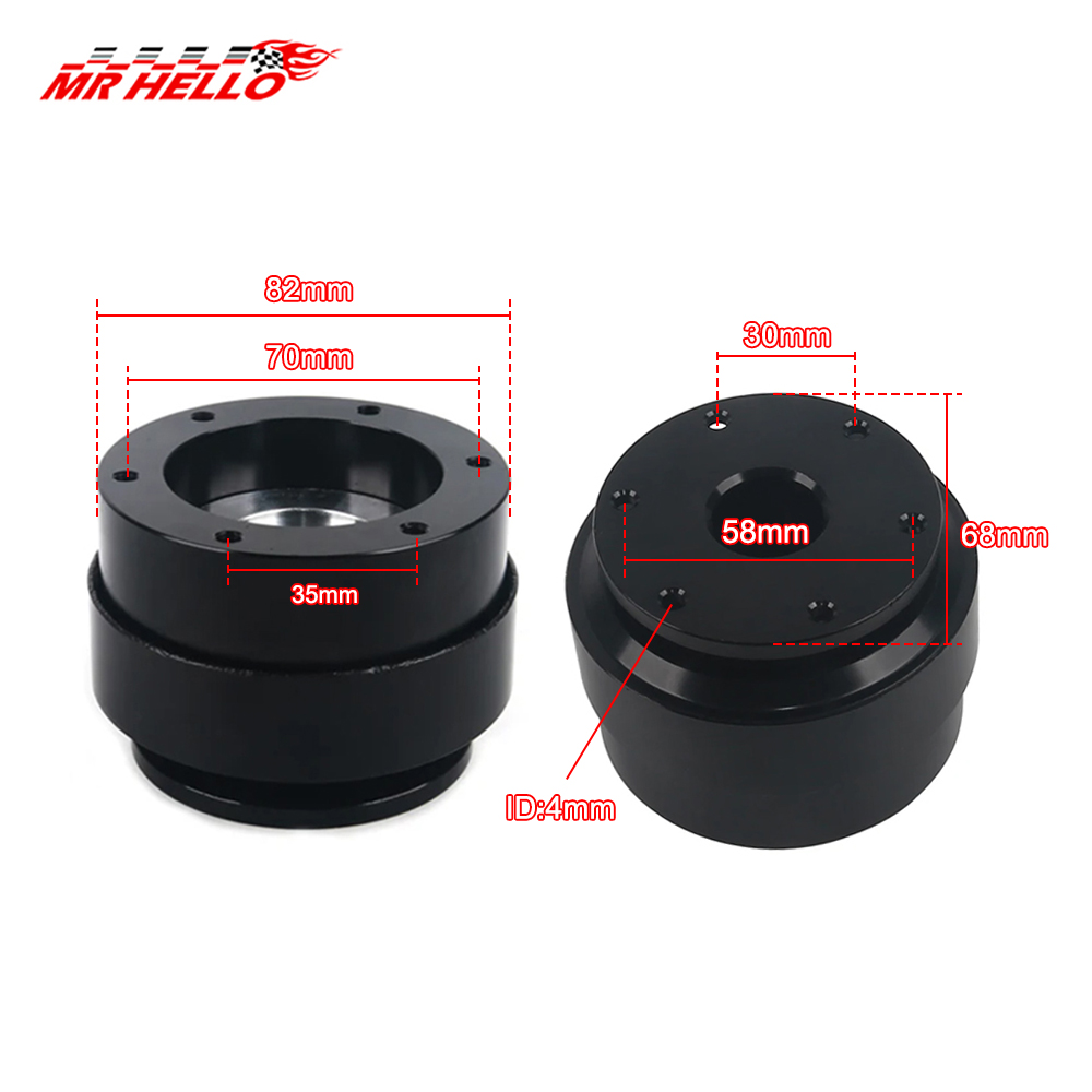 70 mm 6-Loch-Racing-Simulator- – Racing Wheel Quick Release Hub 70Mm Bewertung und Preis