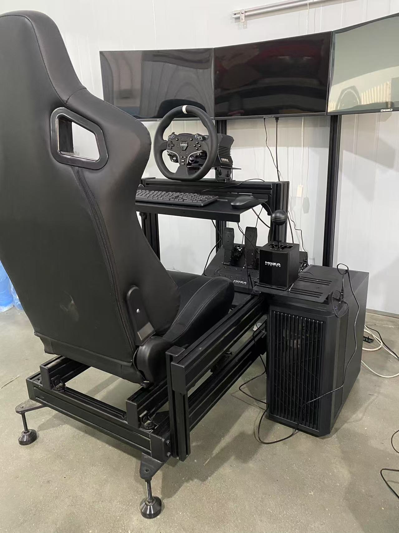 R5 Direktantrieb-Lenkrad-Basis – Triple Monitor Stand Sim Racing Bewertung und Preis
