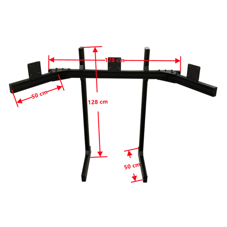 4080 Aluminium Sim-Racing-Drei – Triple Monitor Stand Sim Racing Bewertung und Preis