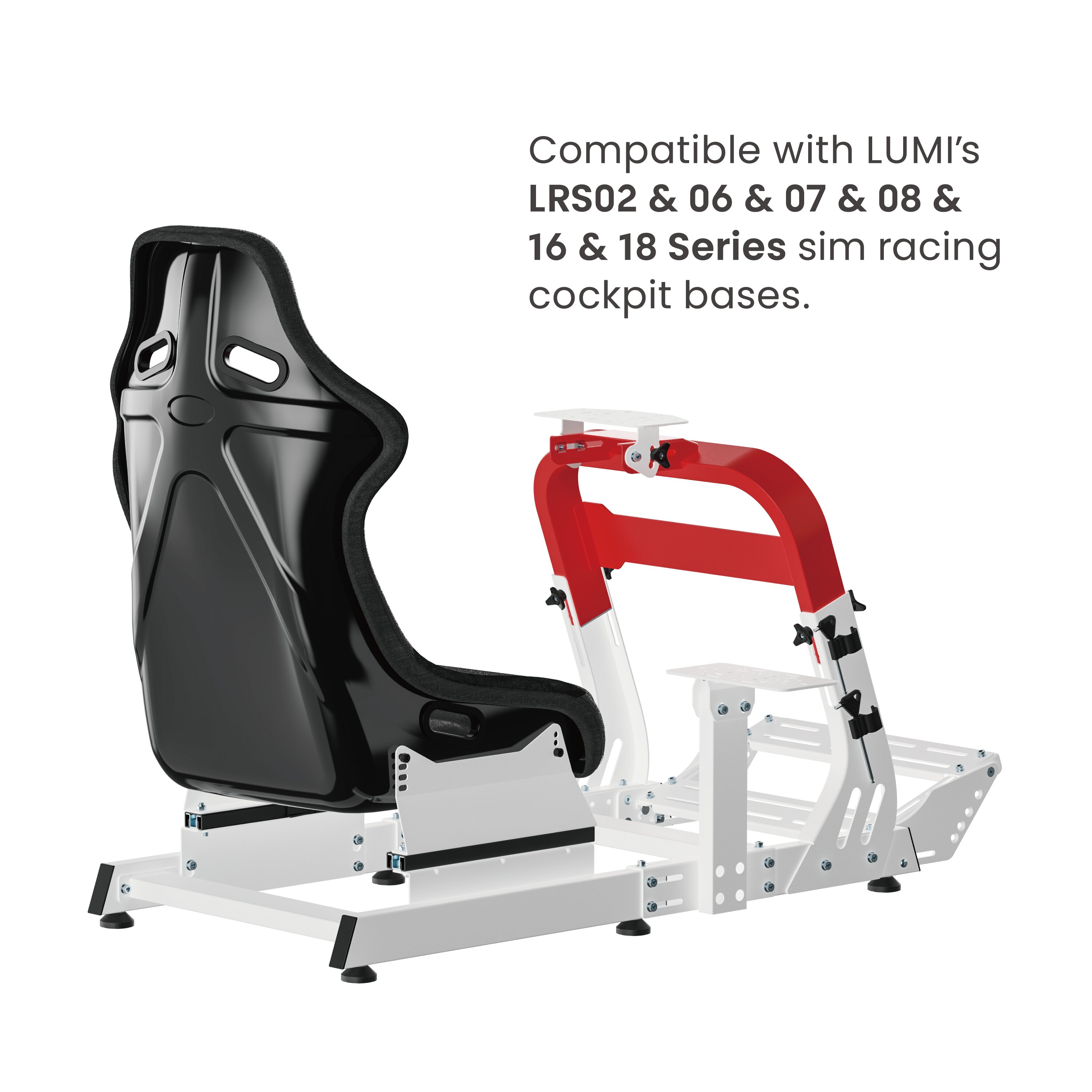 LRA01-BS03 Rennsimulator-Gamin – Sim Racing Seat Bucket Cockpit Bewertung und Preis