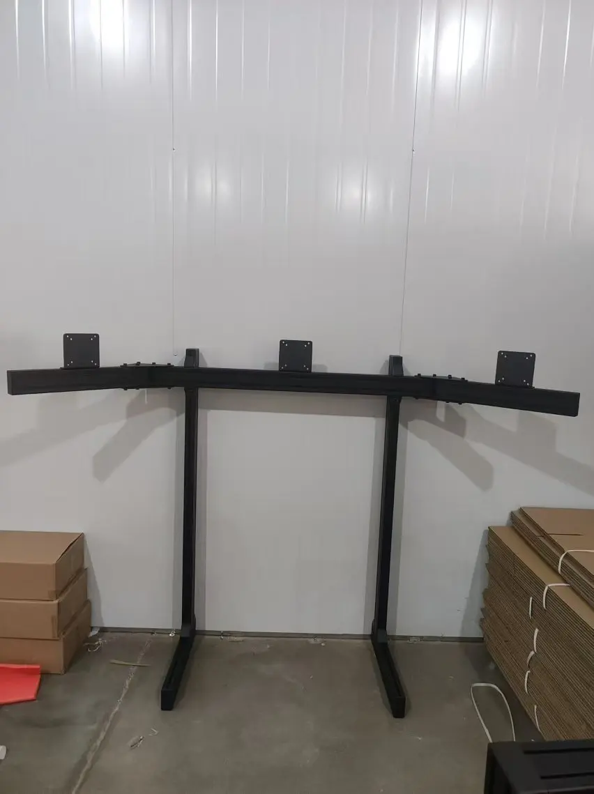 Maßgefertigter TV-Bildschirmha – Triple Monitor Stand Sim Racing Bewertung und Preis
