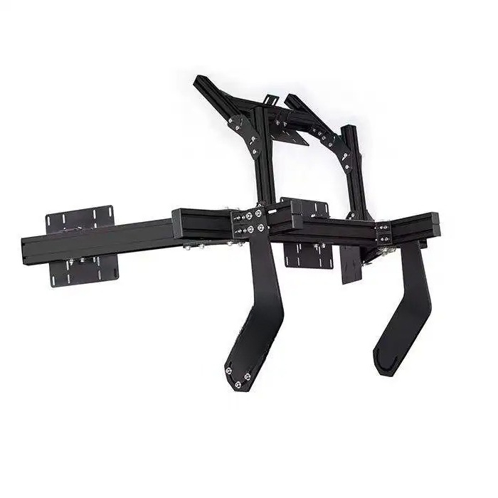 Wackelfreier, eigenständiger u – Triple Monitor Stand Sim Racing Bewertung und Preis