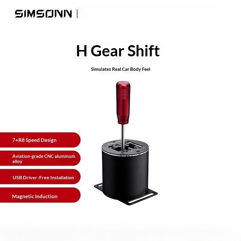 SIMSONN Verbesserter 7+R Long  – H Pattern Shifter Usb Sim Racing Bewertung und Preis