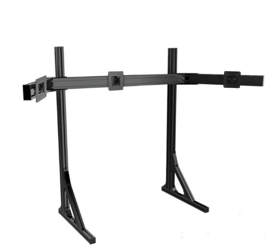 4080 Aluminiumprofil Dreifach- – Triple Monitor Stand Sim Racing Bewertung und Preis