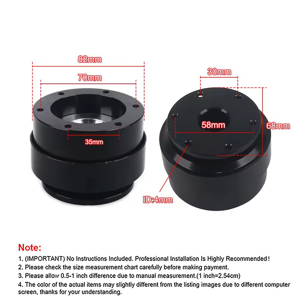 70 mm 6-Loch-Racing-Simulator- – Racing Wheel Quick Release Hub 70Mm Bewertung und Preis