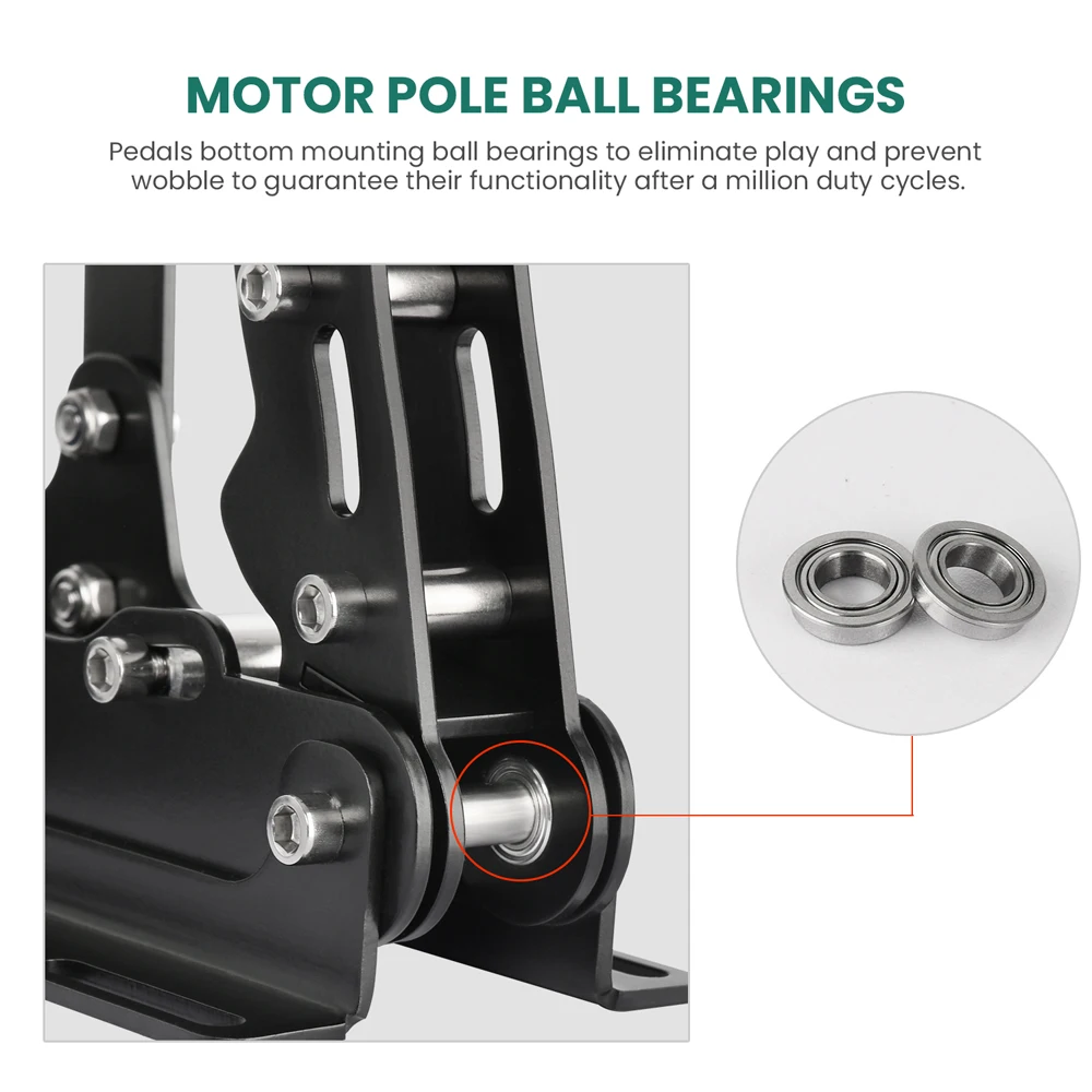 Pedale Sim Renn pedale PC Renn – Sim Racing Pedals Load Cell Hydraulic Bewertung und Preis