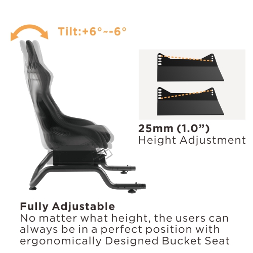 LRS06-BS02 Rennsimulator-Schal – Sim Racing Seat Bucket Cockpit Bewertung und Preis