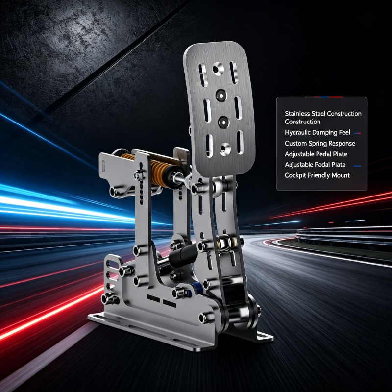 Sim-Racing Hydraulikpedale HE  – Sim Racing Pedals Load Cell Hydraulic Bewertung und Preis