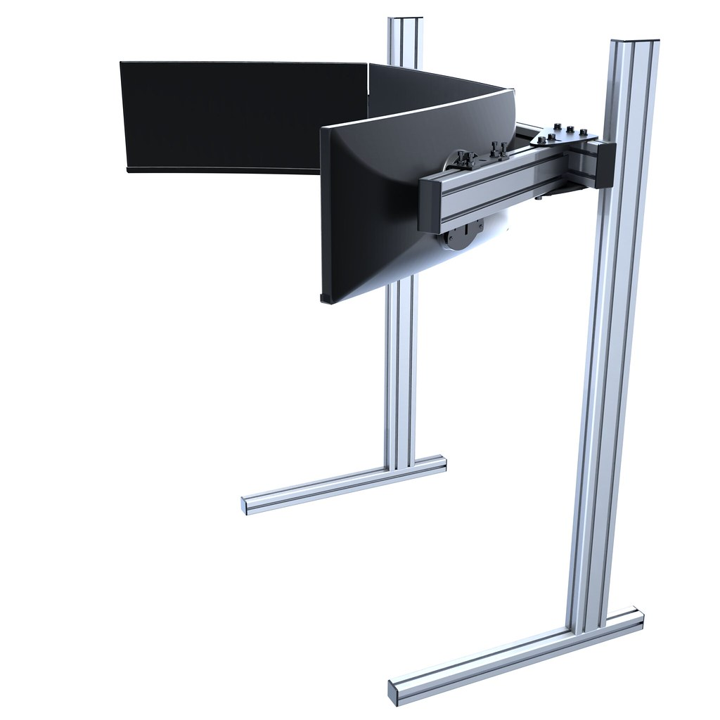 4040 T-Nut Aluminium-Strangpre – Triple Monitor Stand Sim Racing Bewertung und Preis