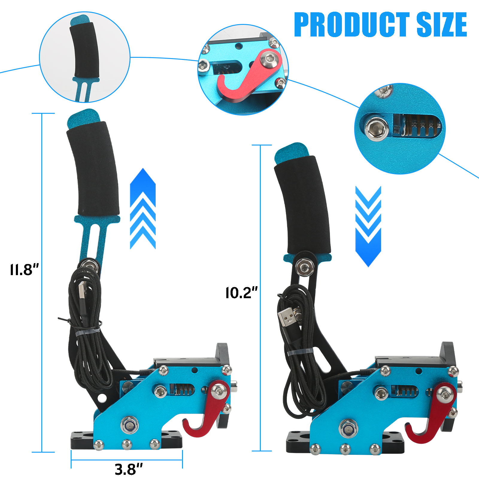 USB-Handbremsen-Set mit Klemme – Handbrake Usb Sim Racing Drift Bewertung und Preis
