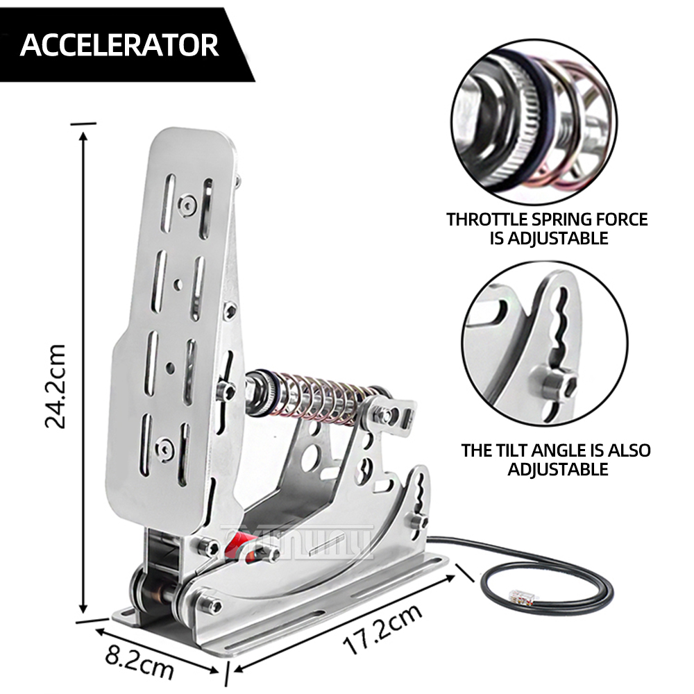 Sim-Racing-Pedal für PC-Rennsi – Sim Racing Pedals Load Cell Hydraulic Bewertung und Preis